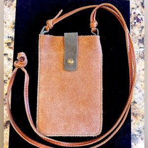 Leather Phone crossbody bag